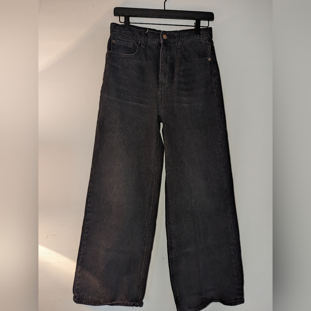 BDG Urban Outfitters High and Wide Jeans Black Size 27